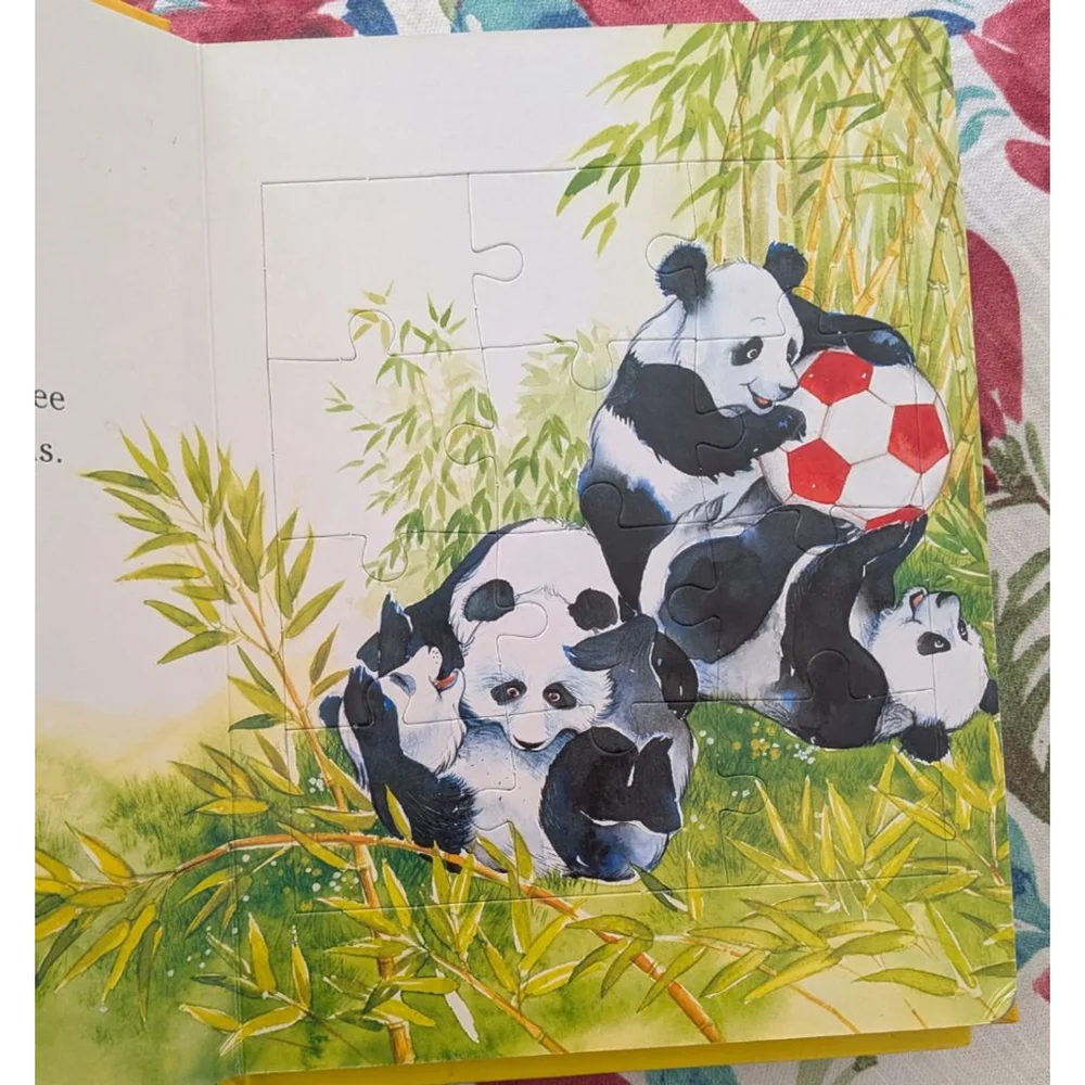 Set of 3 Children’s Puzzle Books – Sea Animals, Bugs & Zoo – Interactive Jigsaw
